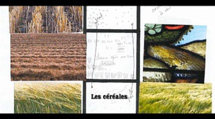 Croquis du maitre verrier pour les vitraux d'Eaux-Puiseaux