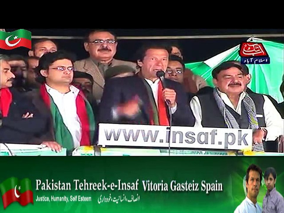 PTI Chairman Imran Khan Speech in Azadi March – 19th November 2014