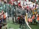 Juventus-Bari video scontri scaramucce tra tifoserie in Curva Nord