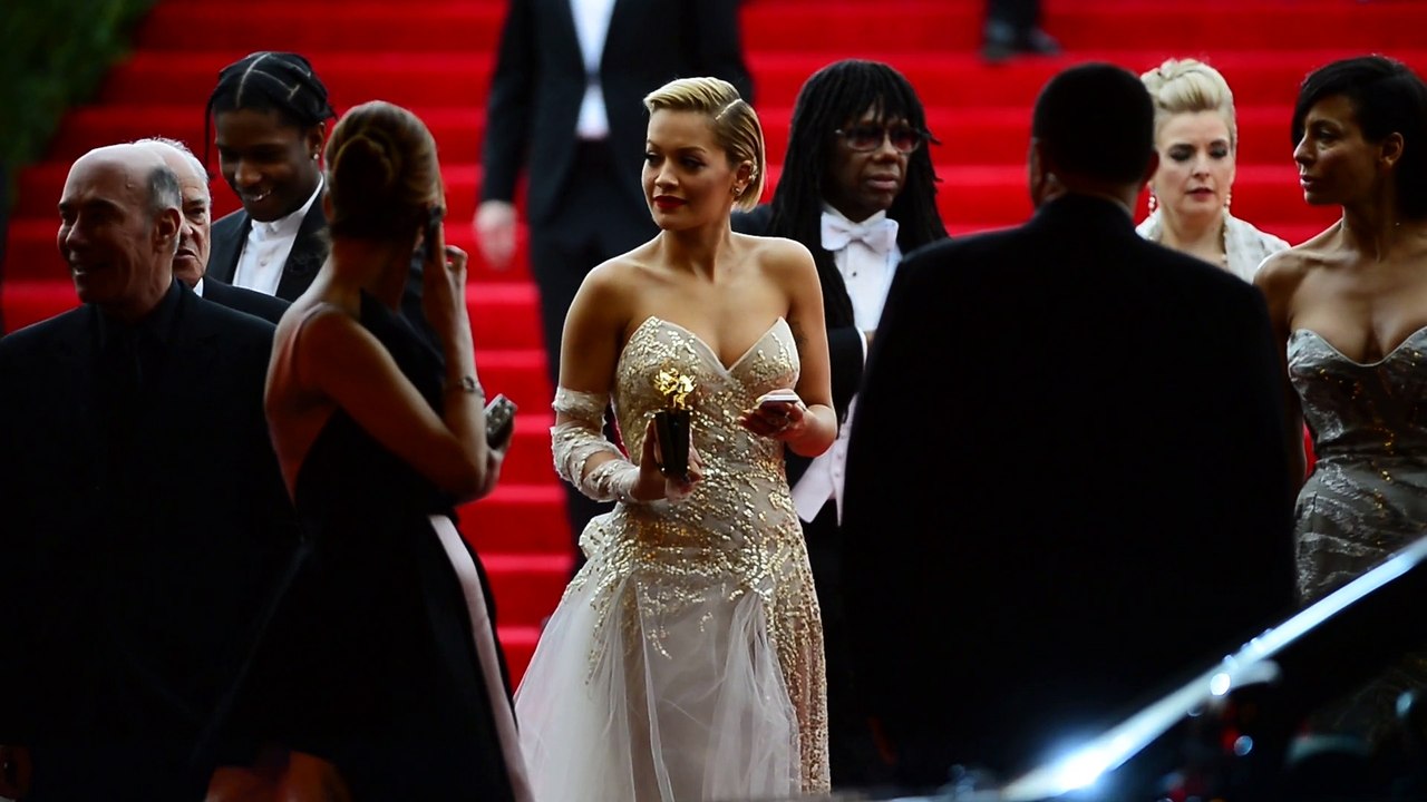 Rita Ora at Costume Institute Met Gala in NYC