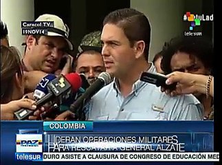 Colombia: significativo operativo para lograr liberación de Alzate