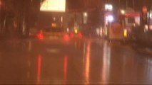 İstanbul'da Gece Yağmur Etkili Oldu