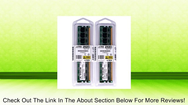 2GB kit (1GBx2) DDR2 PC2-6400 DESKTOP Memory Modules (240-pin DIMM, 800MHz) Genuine A-Tech Brand Review