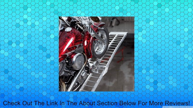 TRACKSIDE Heavy Duty Wide Aluminum Folding Ramp - 8' Review