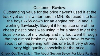 TRACKSIDE Steel MX Box Stand - Black