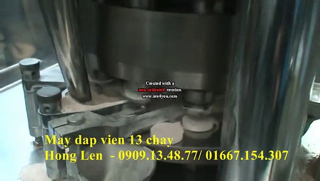 Máy dập viên , máy dập viên thuốc đông y, tây y, máy dập viên thực phẩm chức năng, máy dập viên sủi 13 chày