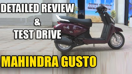 Mahindra Gusto Test Ride & Detailed Review | TAKE A LOOK !