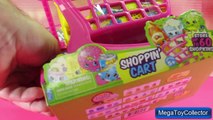 Opening Shopkins Shoppin Cart and 12 Pak Shopkins With 2 Mystery Blind Bags