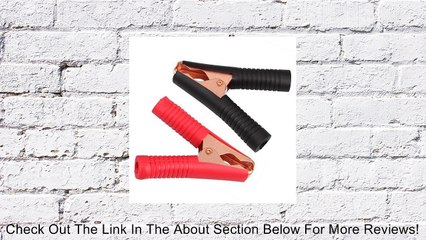 Pair 100A Car Auto Battery Test Clip Alligator Clamp Review