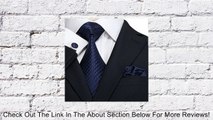 Landisun Solids Mens Silk Tie Set: Necktie Hanky Cufflinks Review