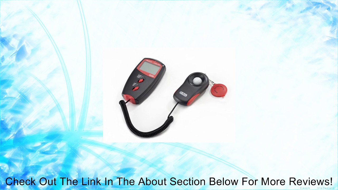 Dr.Meter 50,000 Lux Luxmeter Light Meter LX1010B W/ Lcd Display Review