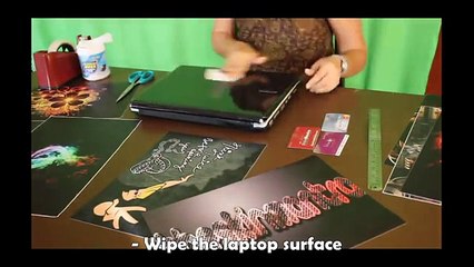 How to apply or use laptop skin