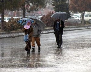 Kırklareli'nde Kuvvetli Yağış