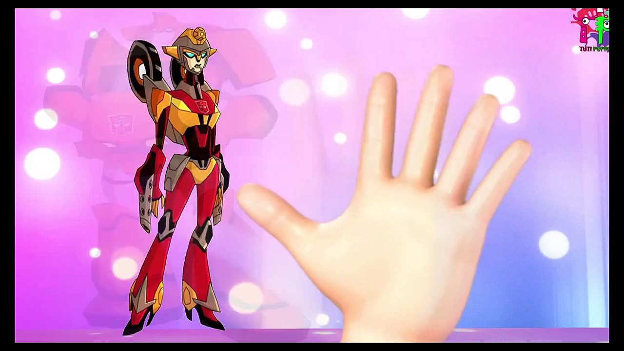Transformers Cartoon Finger Family Nursery Rhymes | Cartoon Animation Family Rhymes