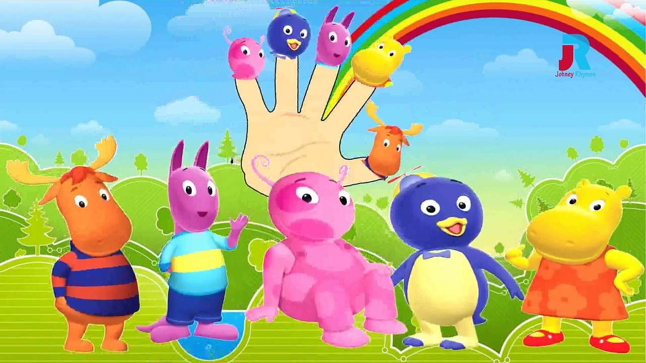 Finger Family (THE BACKYARDIGANS) Cartoon Animation Nursery Rhymes For kids