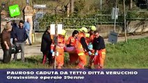 Paurosa caduta da tetto di ditta di Ponte Verucchio, gravissimo operaio 29enne