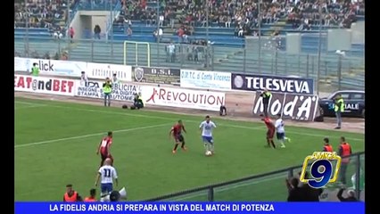 La Fidelis Andria si prepara in vista del match di Potenza