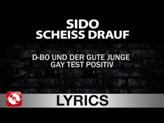 SIDO - SCHEISS DRAUF AGGROTV LYRICS KARAOKE (OFFICIAL VERSION)