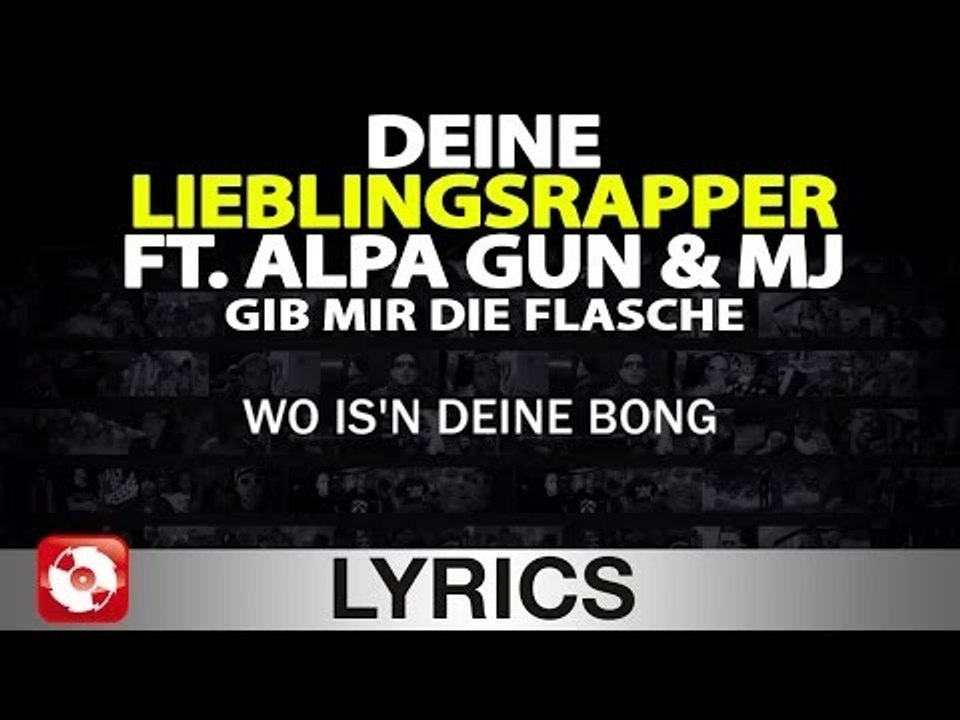 SIDO & HARRIS - DEINE LIEBLINGSRAPPER - GIB MIR DIE FLASCHE AGGROTV LYRICS (OFFICIAL VERSION)