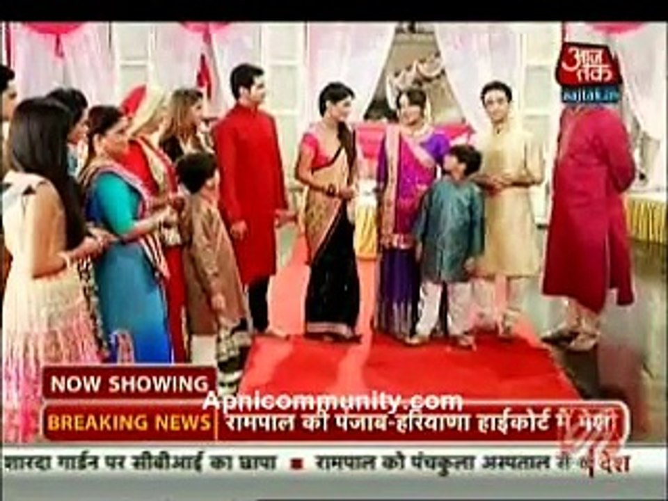 Yeh Rishta Kya Kehlata hai 20th November 2014 Akshara ki nanad ki godbharai www.apnicommunity.com