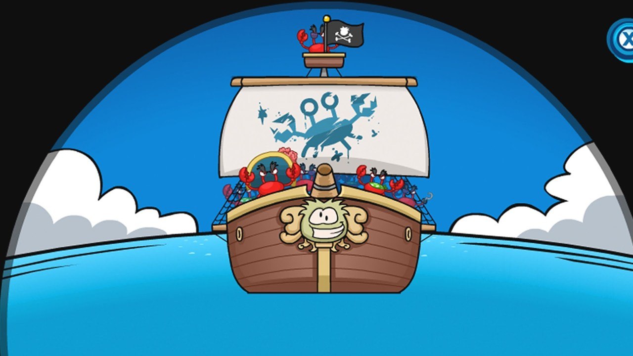 Club Penguin: Crab Pirates on the Migrator!