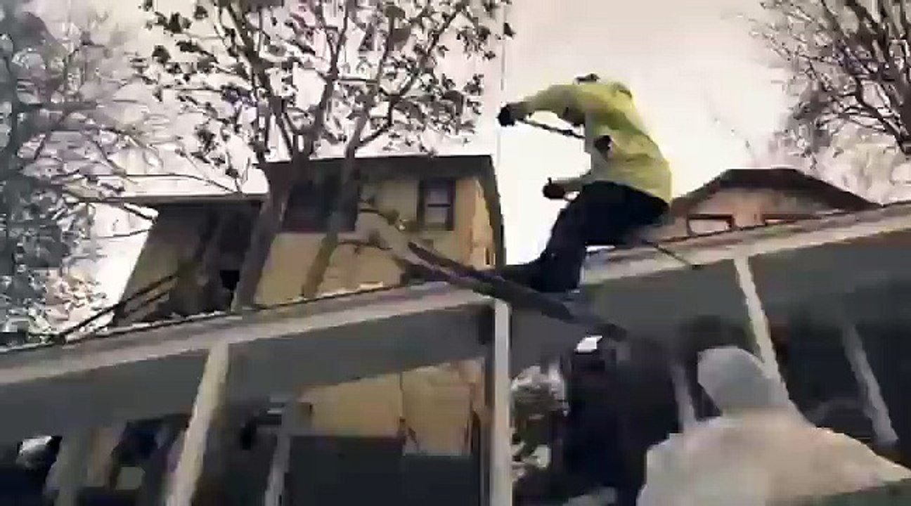 Street Skiing In Trail, British Columbia at videotri