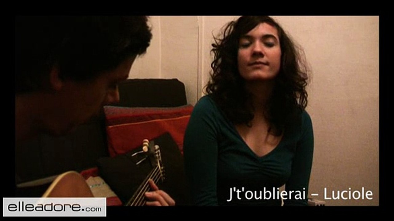 Session acoustique avec Luciole
