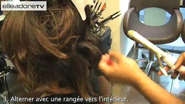 Coiffure cheveux cr?pus : le brushing boucl?