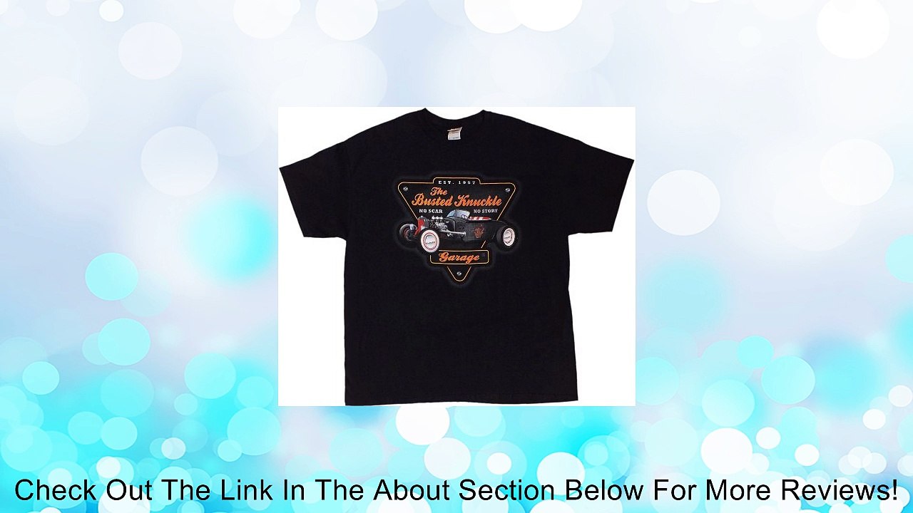 Busted Knuckle Garage 03-BKG-TRDST-3X Hotrod Roadster T-Shirt Review
