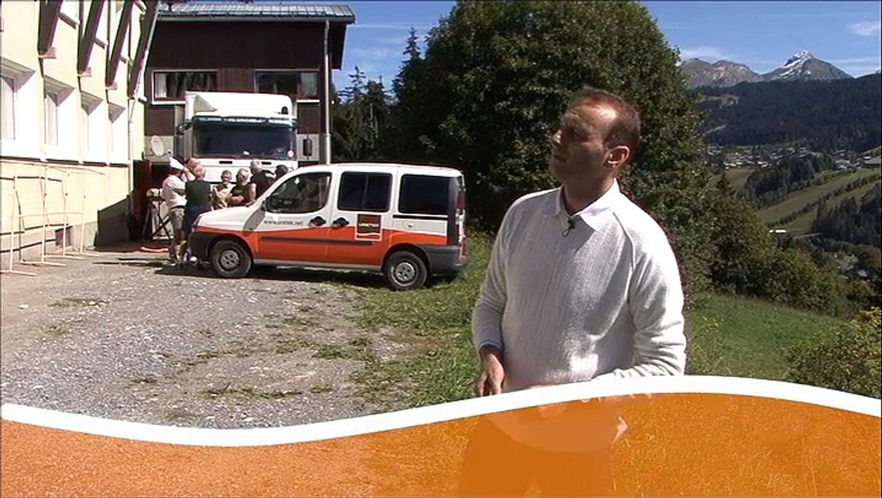 Uretek stabilise un chalet en Savoie.