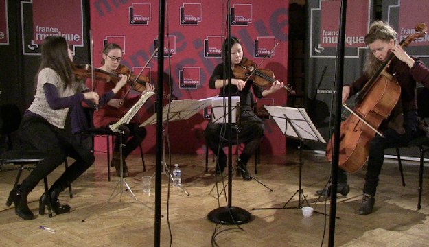 Les Variations Goldberg de Bach, Aria - transcription pour quatuor à cordes par le quatuor Ardeo | Le live de la matinale