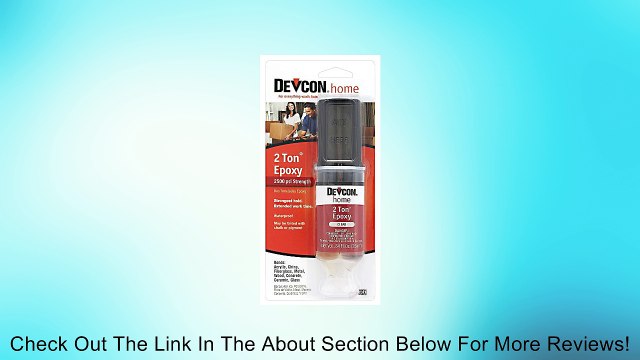 Devcon (31345-6PK) 2 Ton Epoxy - 25 ml Dev-Tube, (Pack of 6) Review