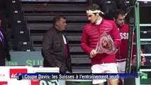 Coupe Davis: Federer à l'entraînement jeudi matin