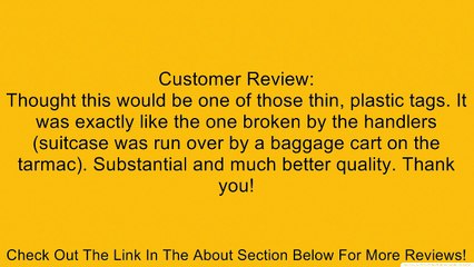 Travelon Canadian Flag Tag One-Color Review