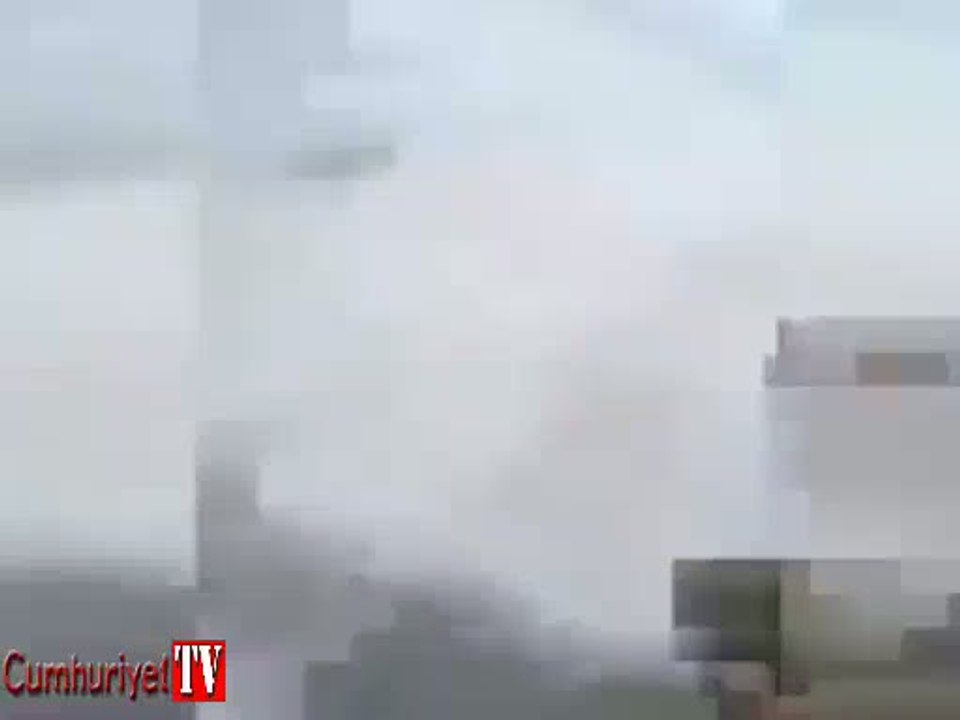 Meteor düşme anı