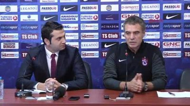 Trabzonspor Teknik Direktörü Ersun Yanal Basın Toplantısı Düzenledi