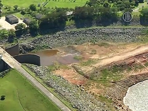 Водохранилище Сан-Паулу пересыхает