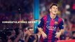 Barça congratulate Messi for breaking Zarra's record