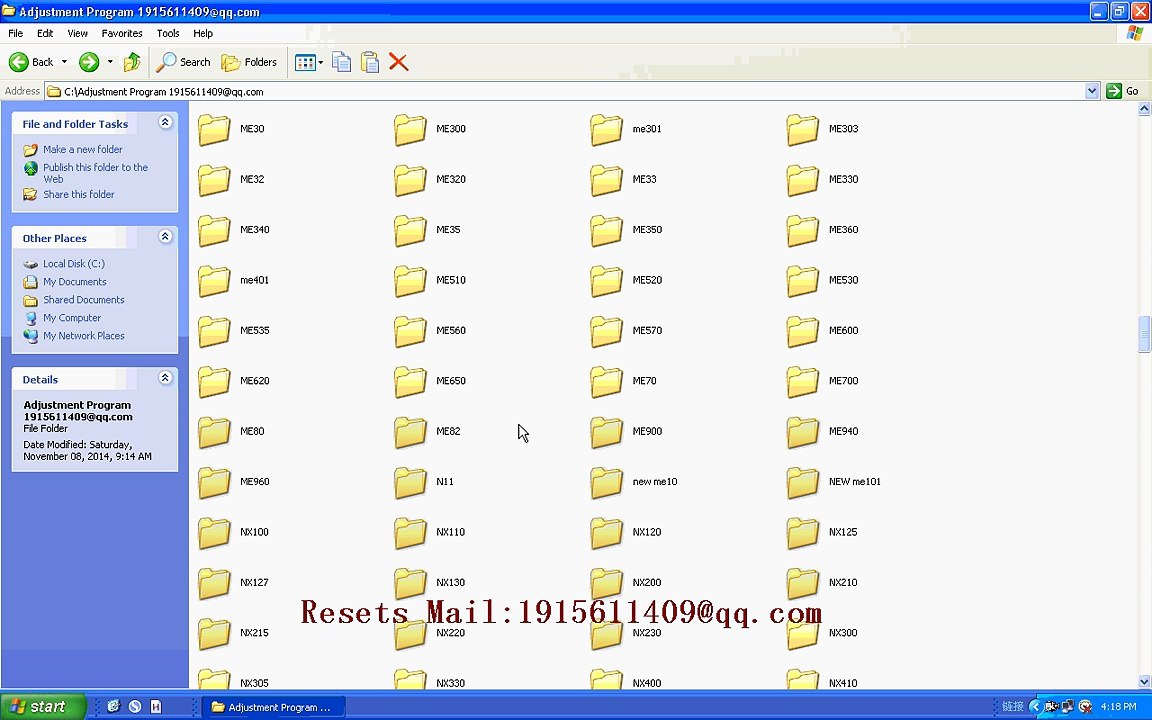 RESET EPSON Resets ME650 Adjustment Program resetter