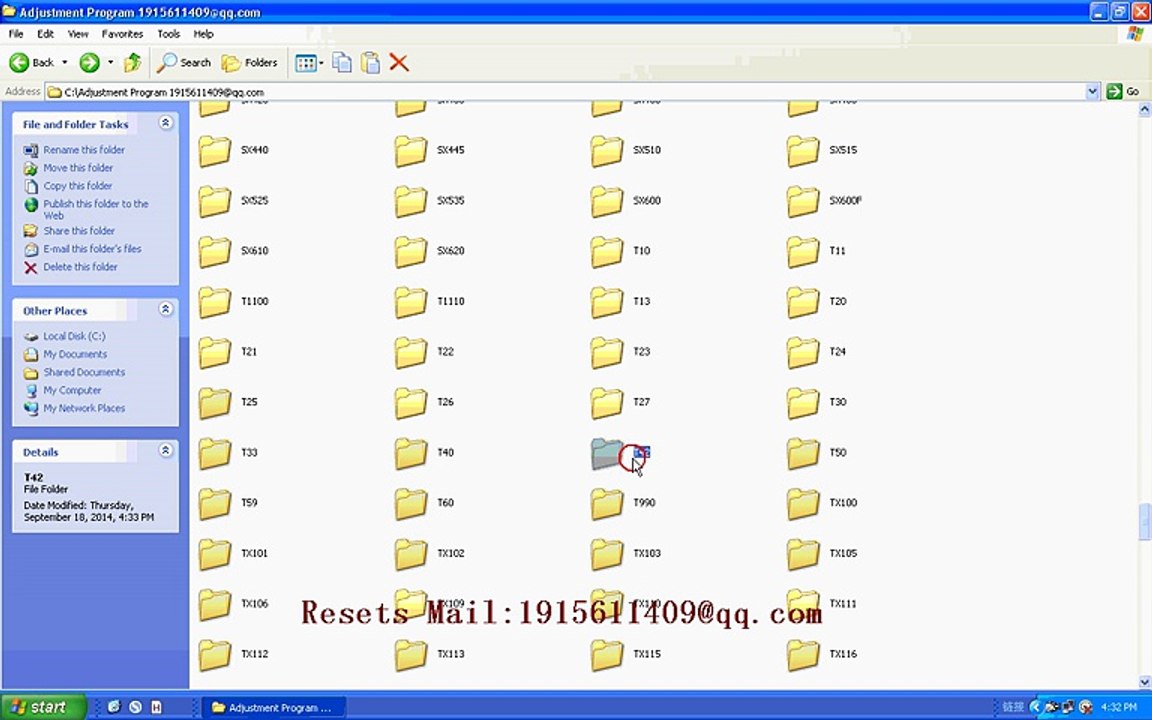 RESET EPSON Resets T42WD Adjustment Program resetter