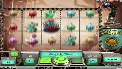 EggOMatic ™ free slots machine game preview by Slotozilla.com