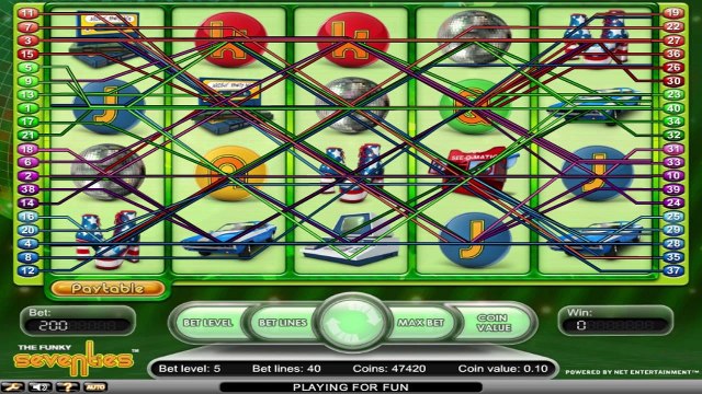 FREE Funky Seventies ™ slot machine game preview by Slotozilla.com