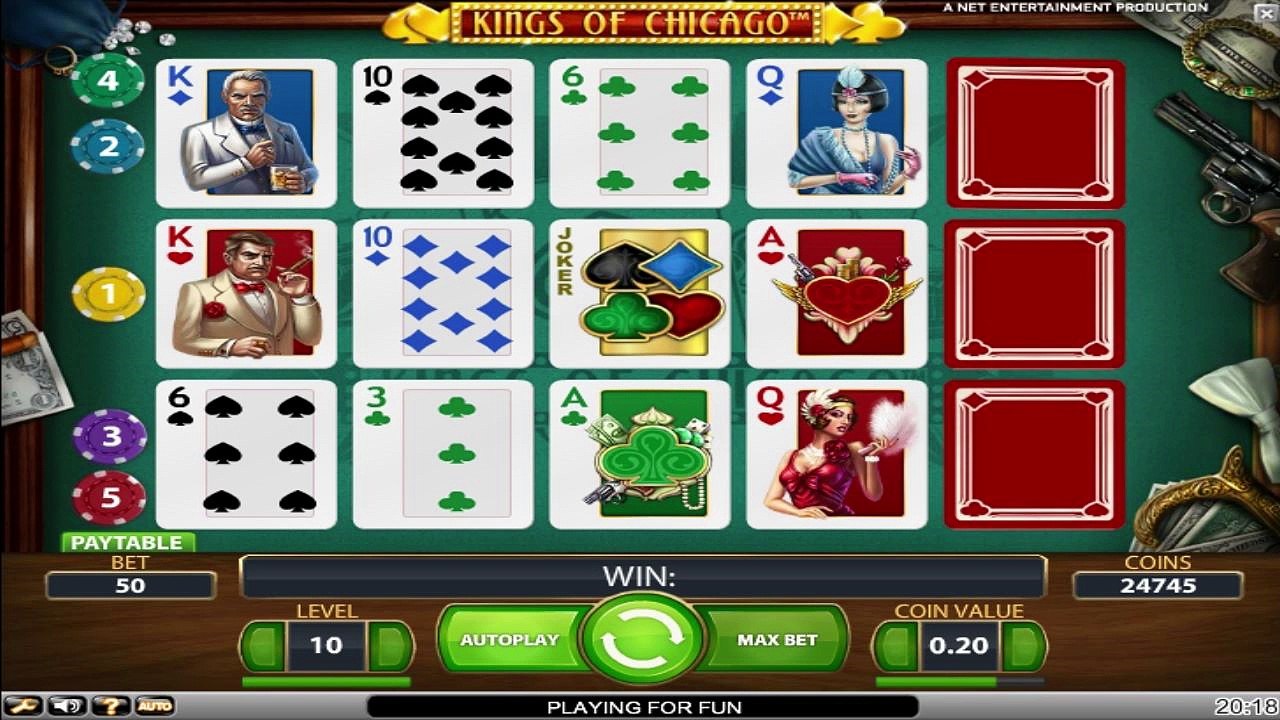 FREE Kings of Chicago ™ slot machine game preview by Slotozilla.com