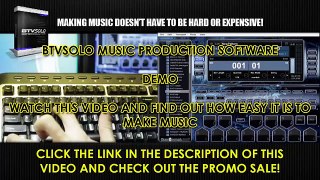 BTVSolo Music Production Software - PROMO SALE