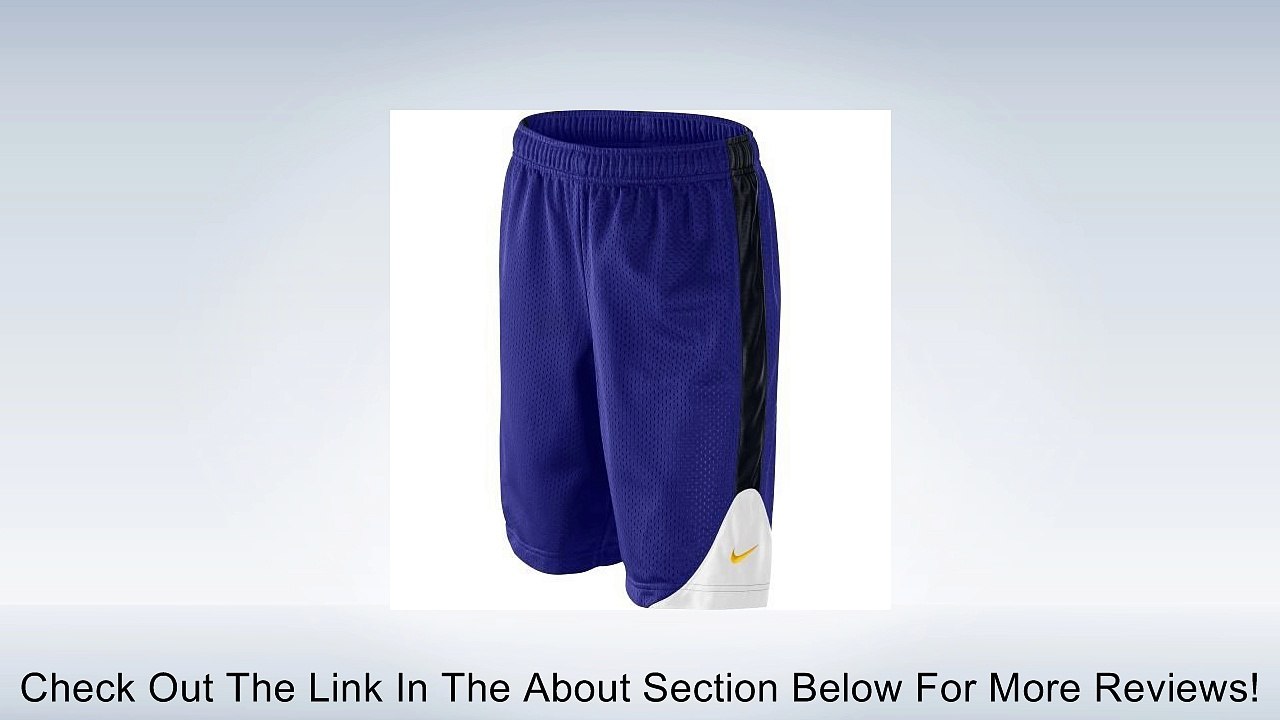 Nike Big Shot Girls' Basketball Shorts (Medium, Blue/Black/White) Review