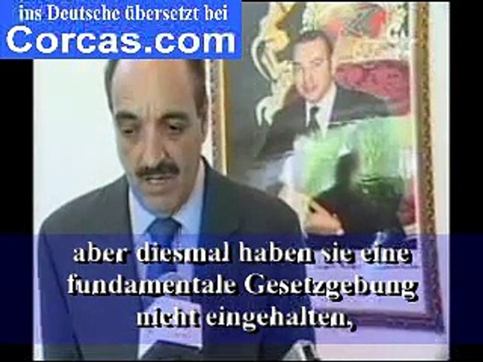 CORCAS zeigt kräftig den Besuch einiger Individuen in den Lagern von Tindouf an
