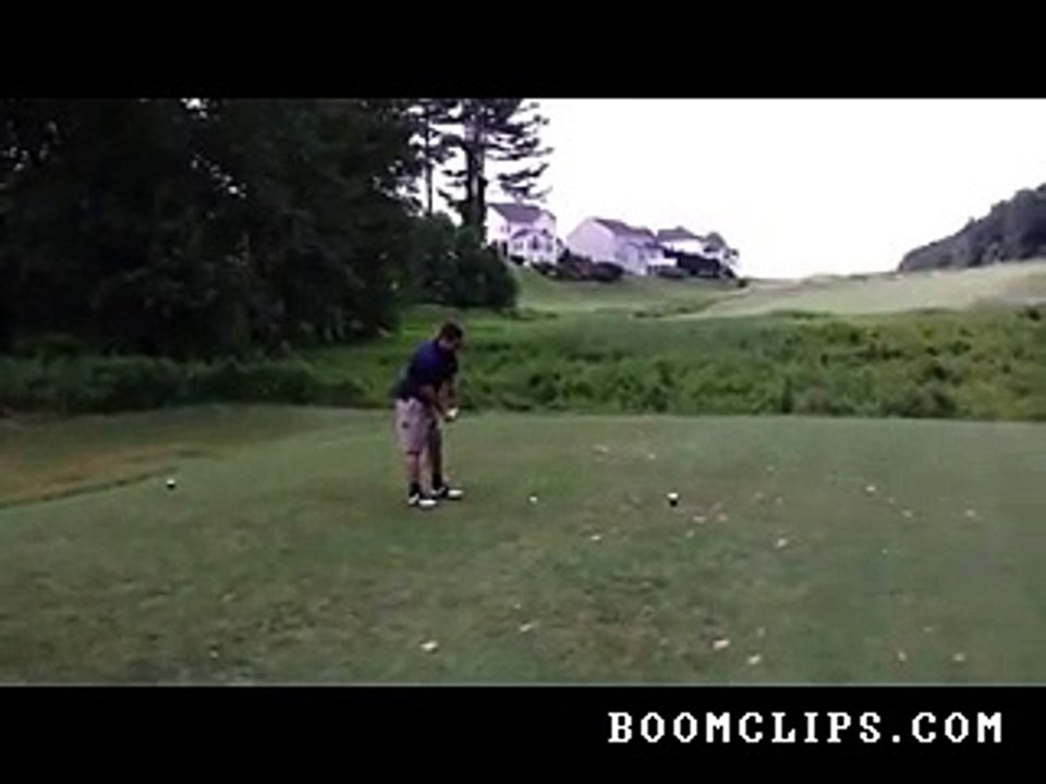 Golfer Upset With His Shot