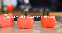 Comment faire des macarons en forme de pommes ?