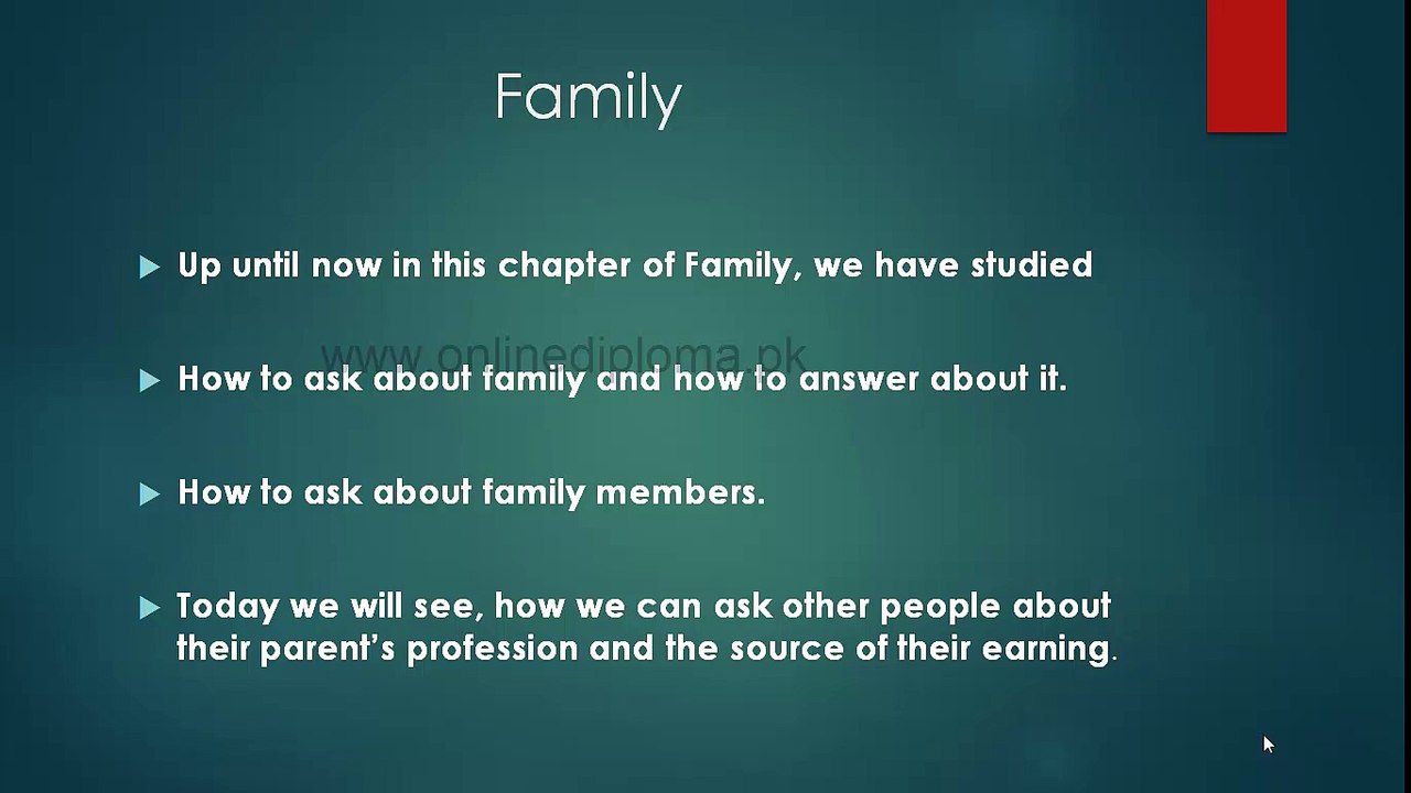 Learn English Course Lesson 12