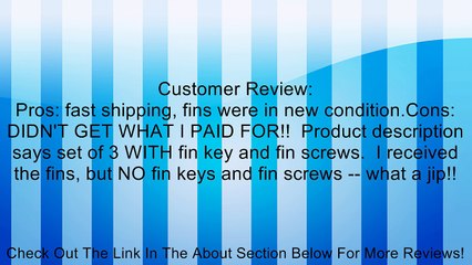 FCS G5 Style Fins - Set of 3 Review